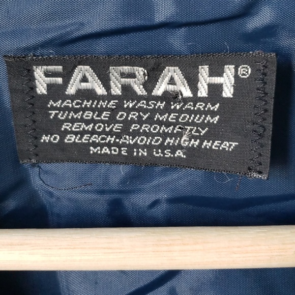 Vintage 70s FARAH Unisex Workwear Shirt Jacket - Picture 3 of 7